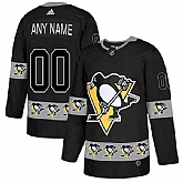 Customized Men's Pittsburgh Penguins Black Team Logos Fashion Adidas Jersey,baseball caps,new era cap wholesale,wholesale hats